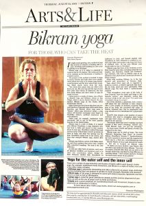 Plain Dealer article on Bikram Yoga